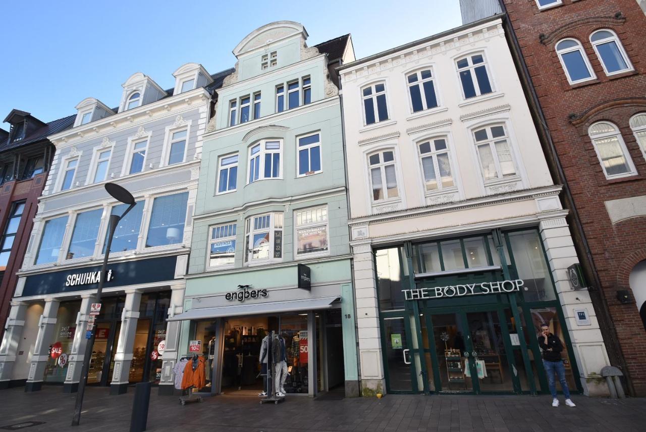 Fewo1846 - Artemis - Vintage Altbau-Wohnung Im 4 Og Eines Geschaeftshauses Im Stadtzentrum Flensburg Exterior foto
